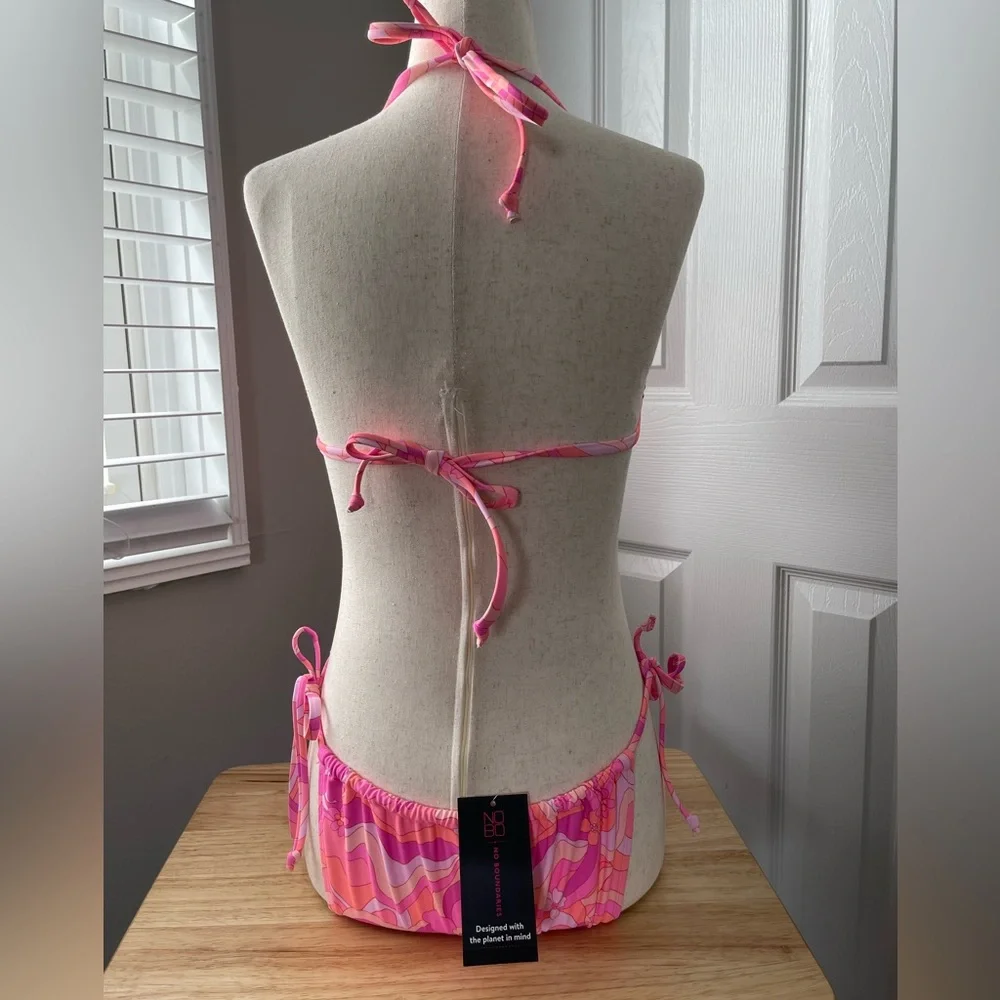 No Boundaries 2pc Swimsuit String Bikini - Picture 2 of 6